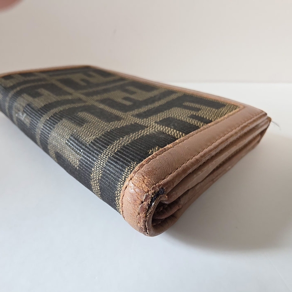 Fendi Zucca FF Canvas Wallet - Picture 4 of 13